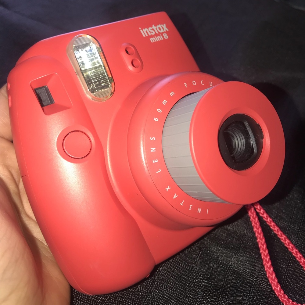 Fujifilm Instax Mini 8 Instant Camera Raspberry